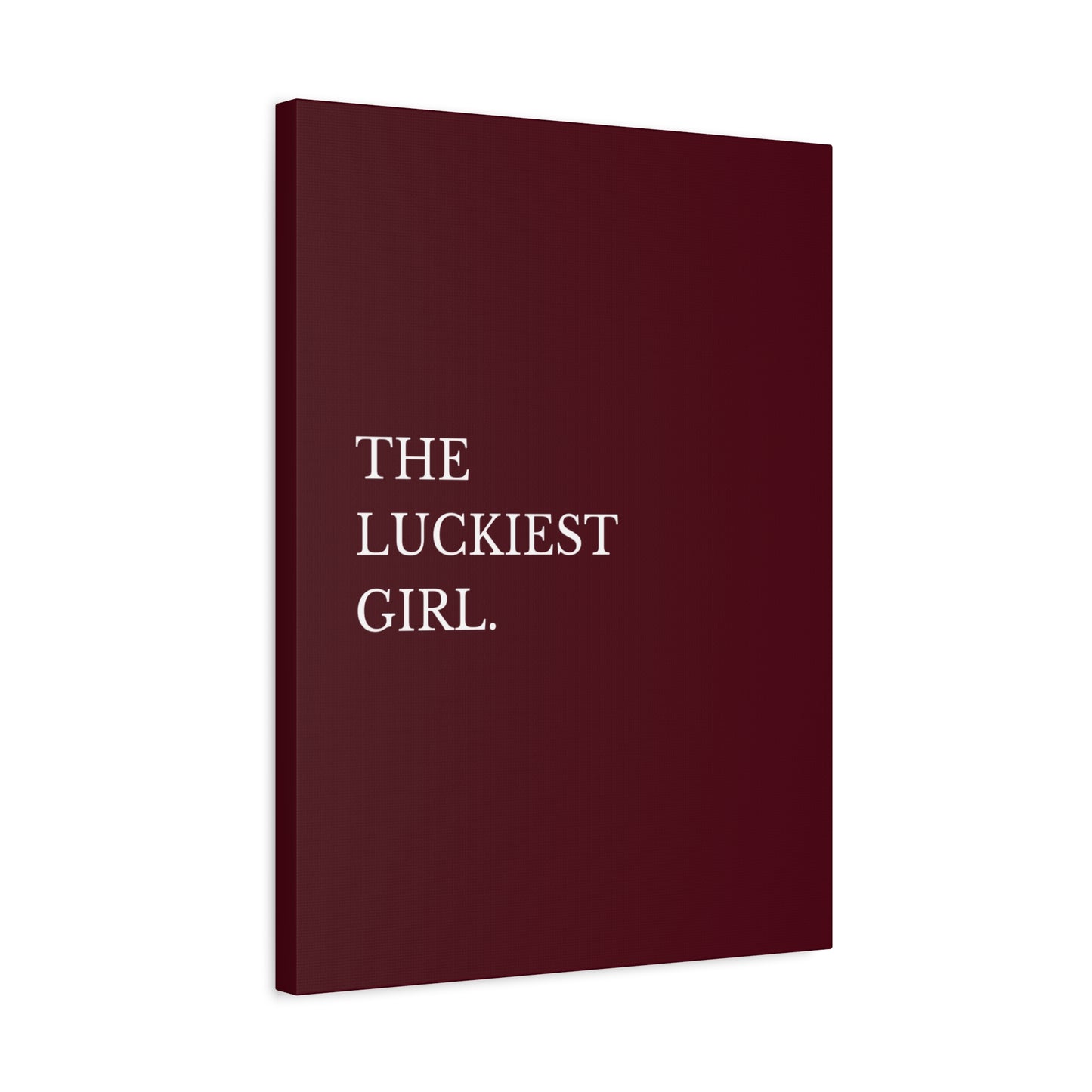 The Luckiest Girl -  Canvas Wall Art