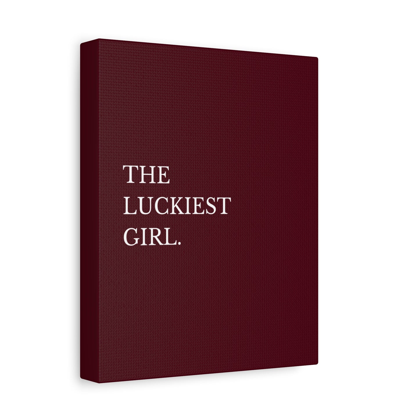 The Luckiest Girl -  Canvas Wall Art