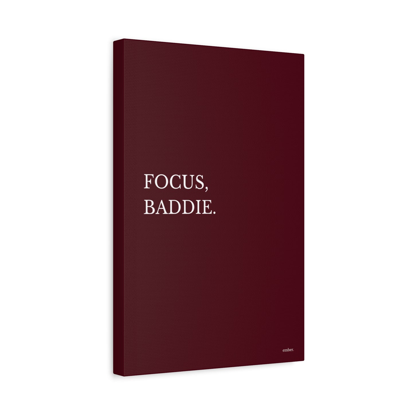 Focus Baddie -  Canvas Wall Art